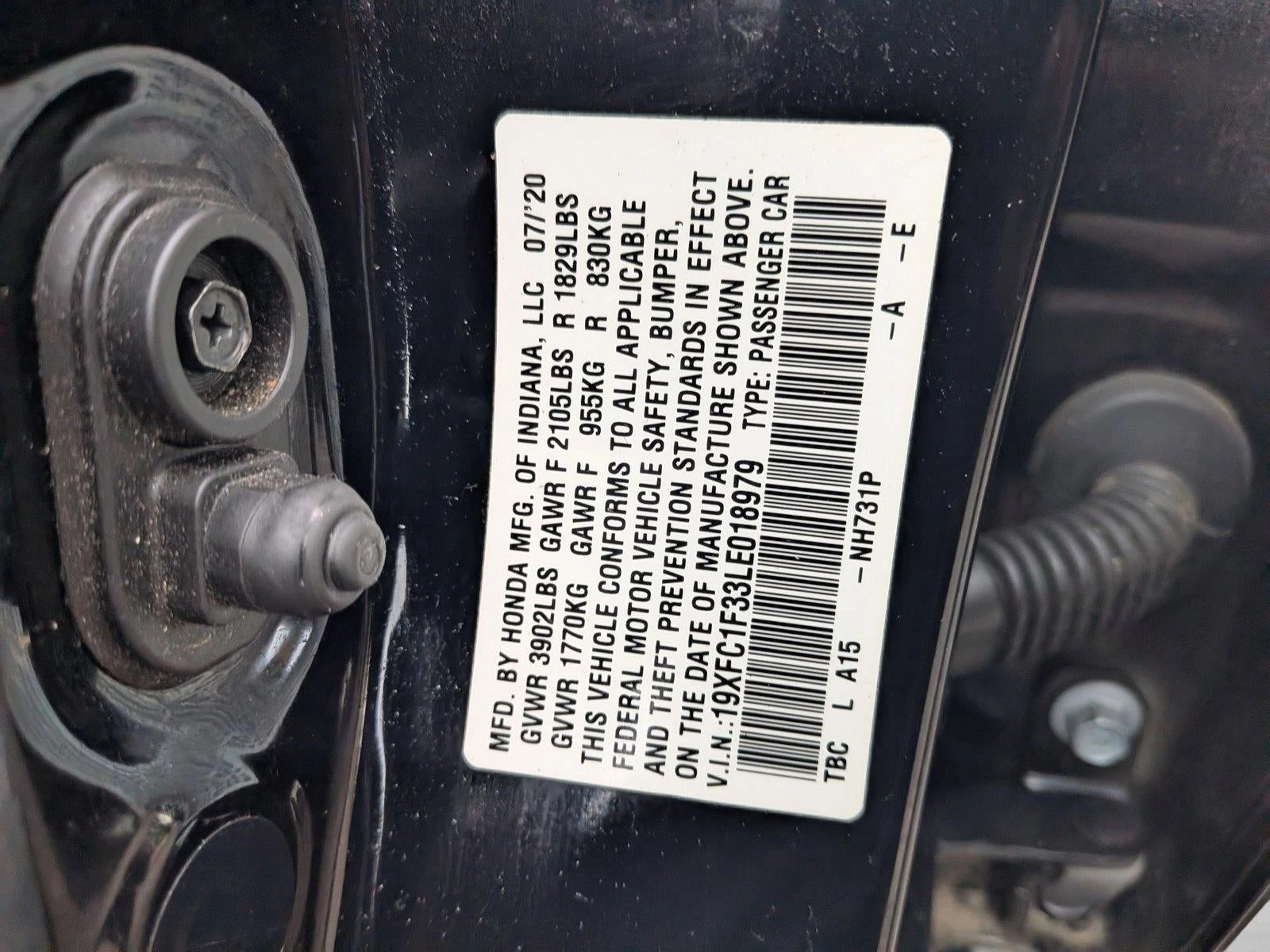 2020 Honda Civic Sedan EX