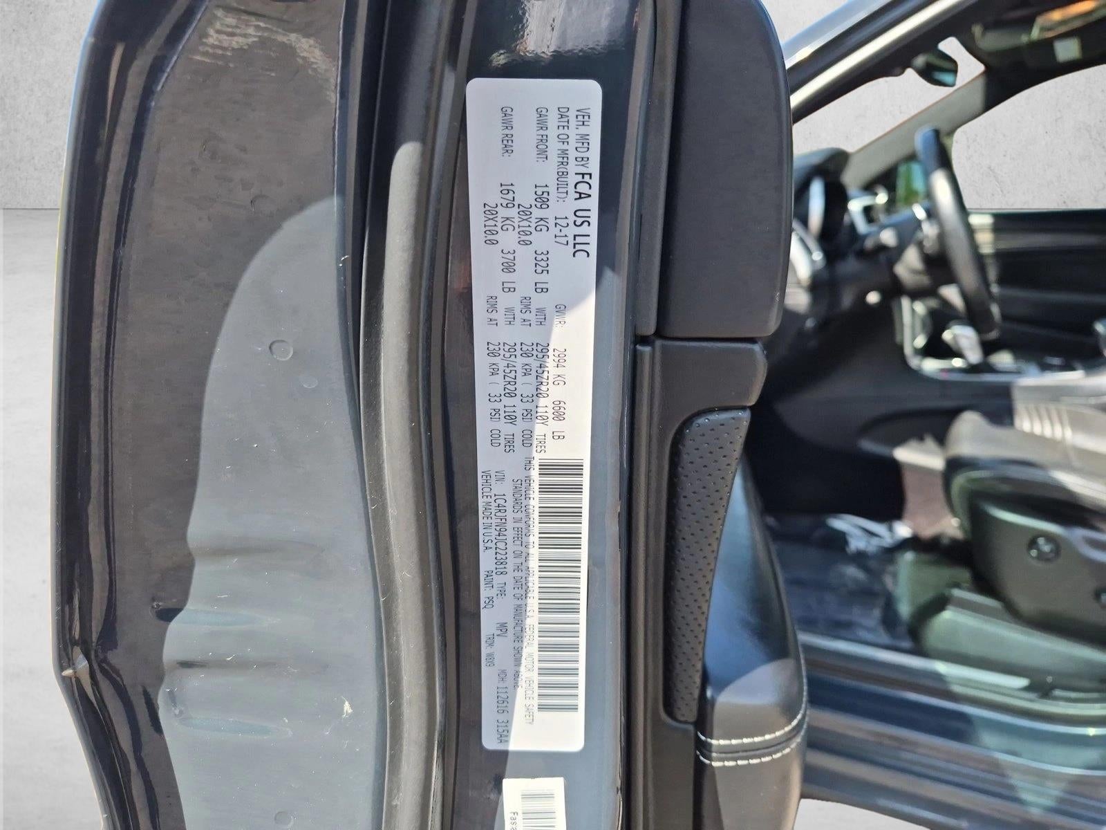 2018 Jeep Grand Cherokee Trackhawk 4x4