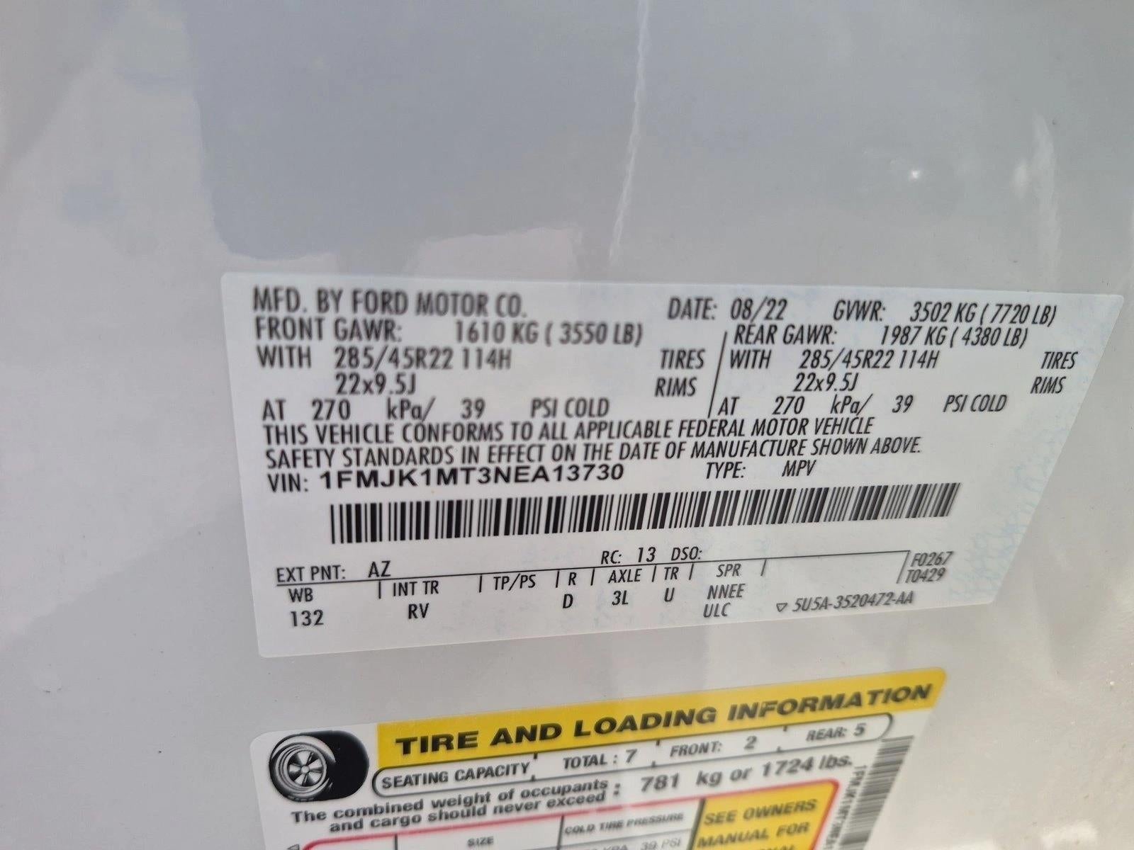 2022 Ford Expedition Platinum MAX