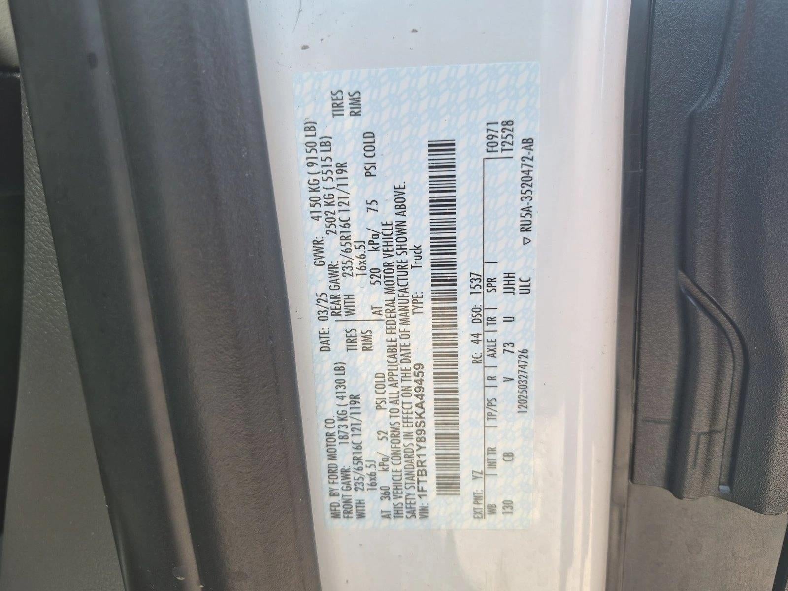 2025 Ford Transit Cargo Van Base