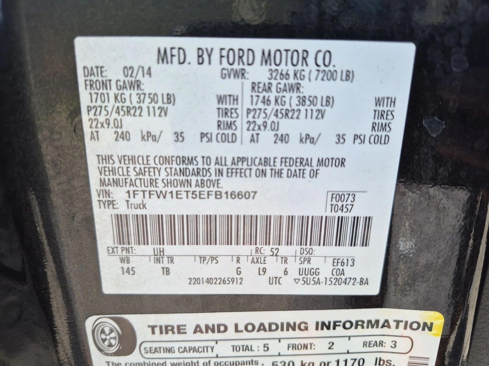 2014 Ford F-150 Limited