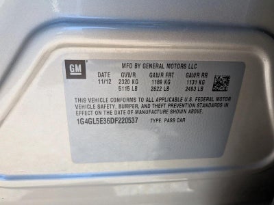 2013 Buick LaCrosse Leather