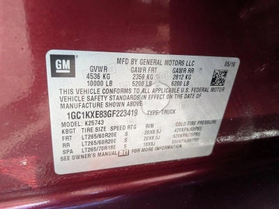 2016 Chevrolet Silverado 2500 HD High Country