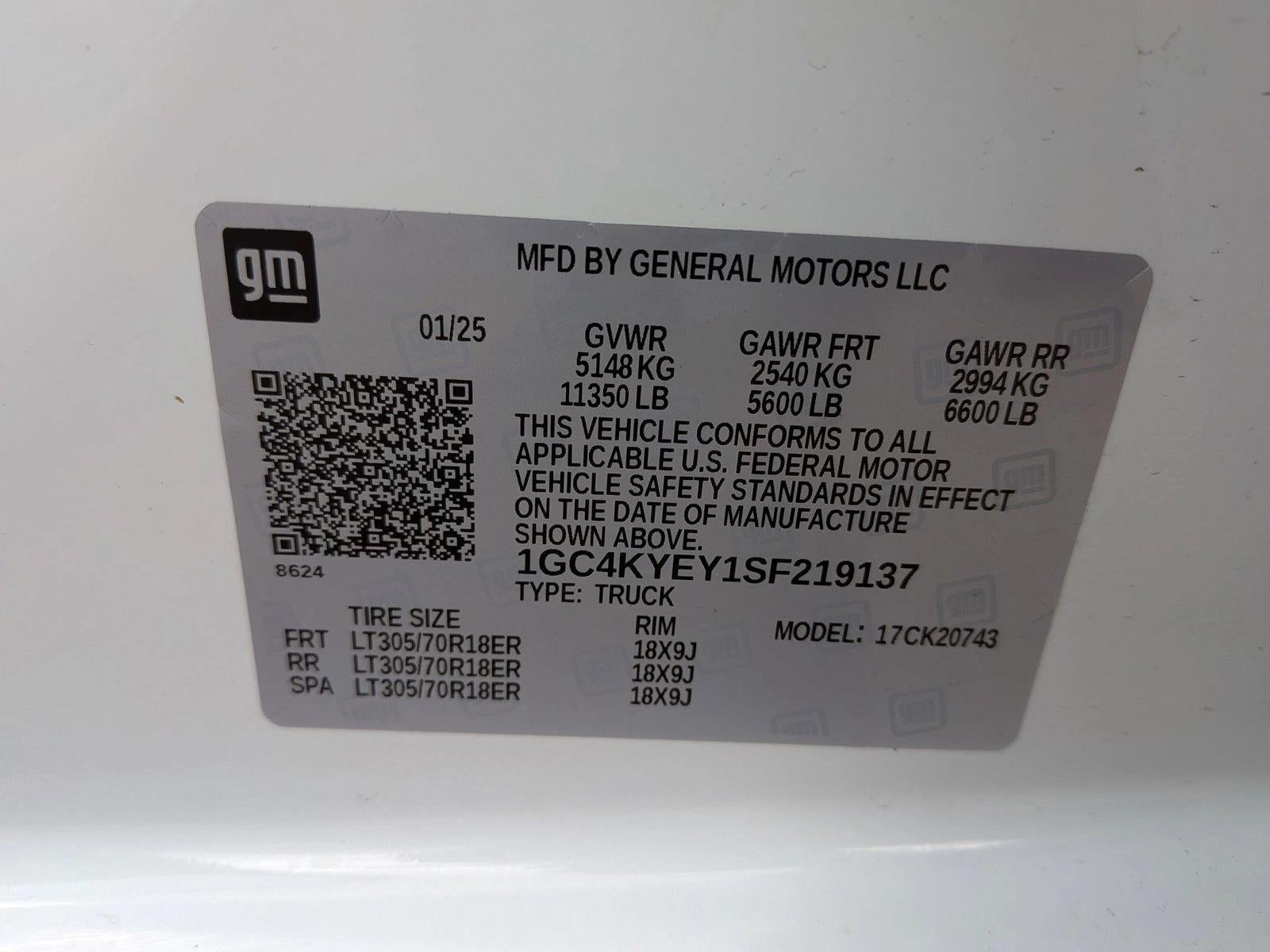 2025 Chevrolet Silverado 2500 HD ZR2