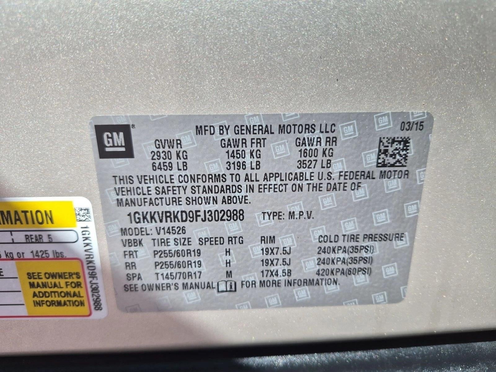 2015 GMC Acadia SLT