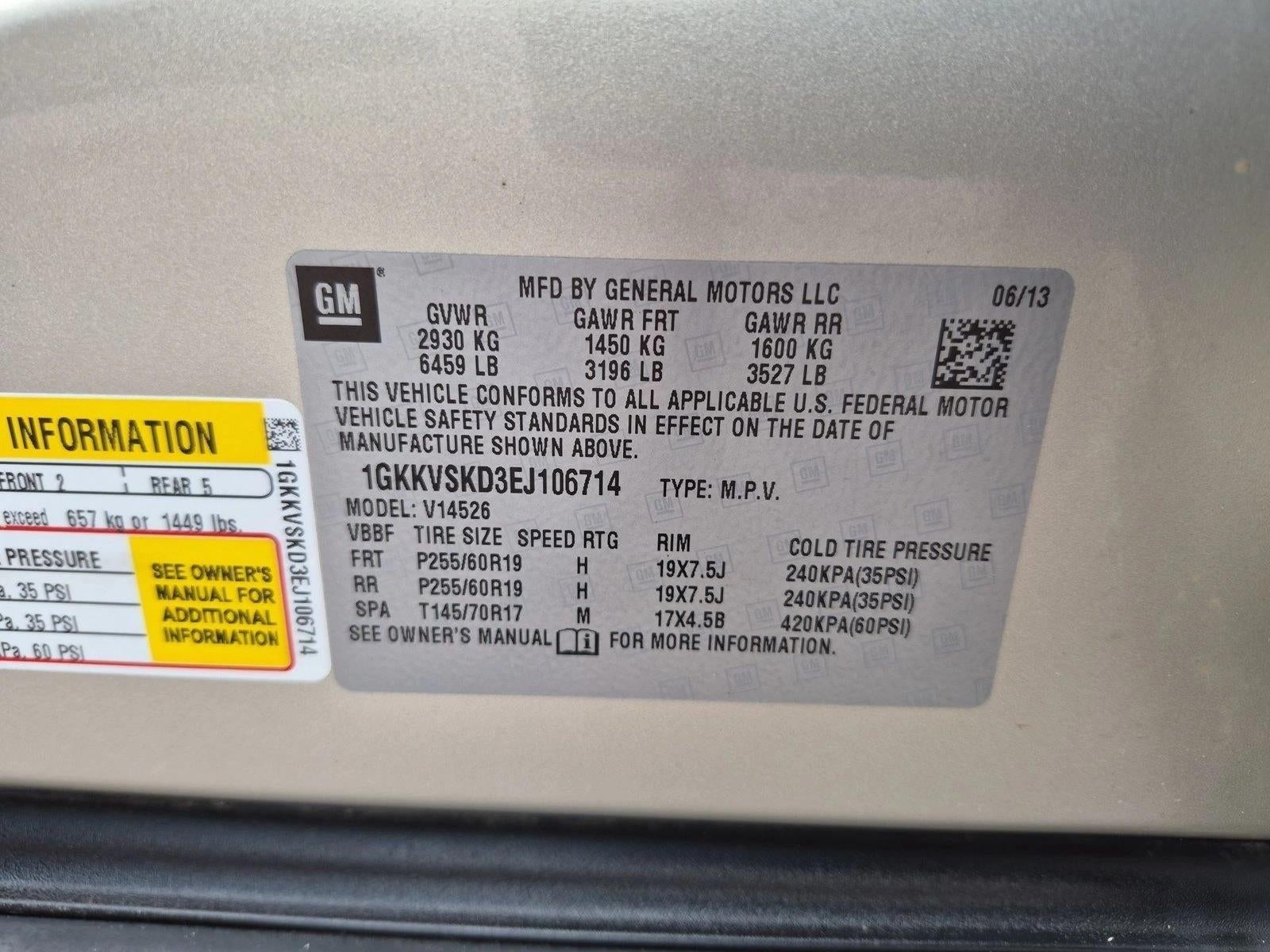 2014 GMC Acadia SLT