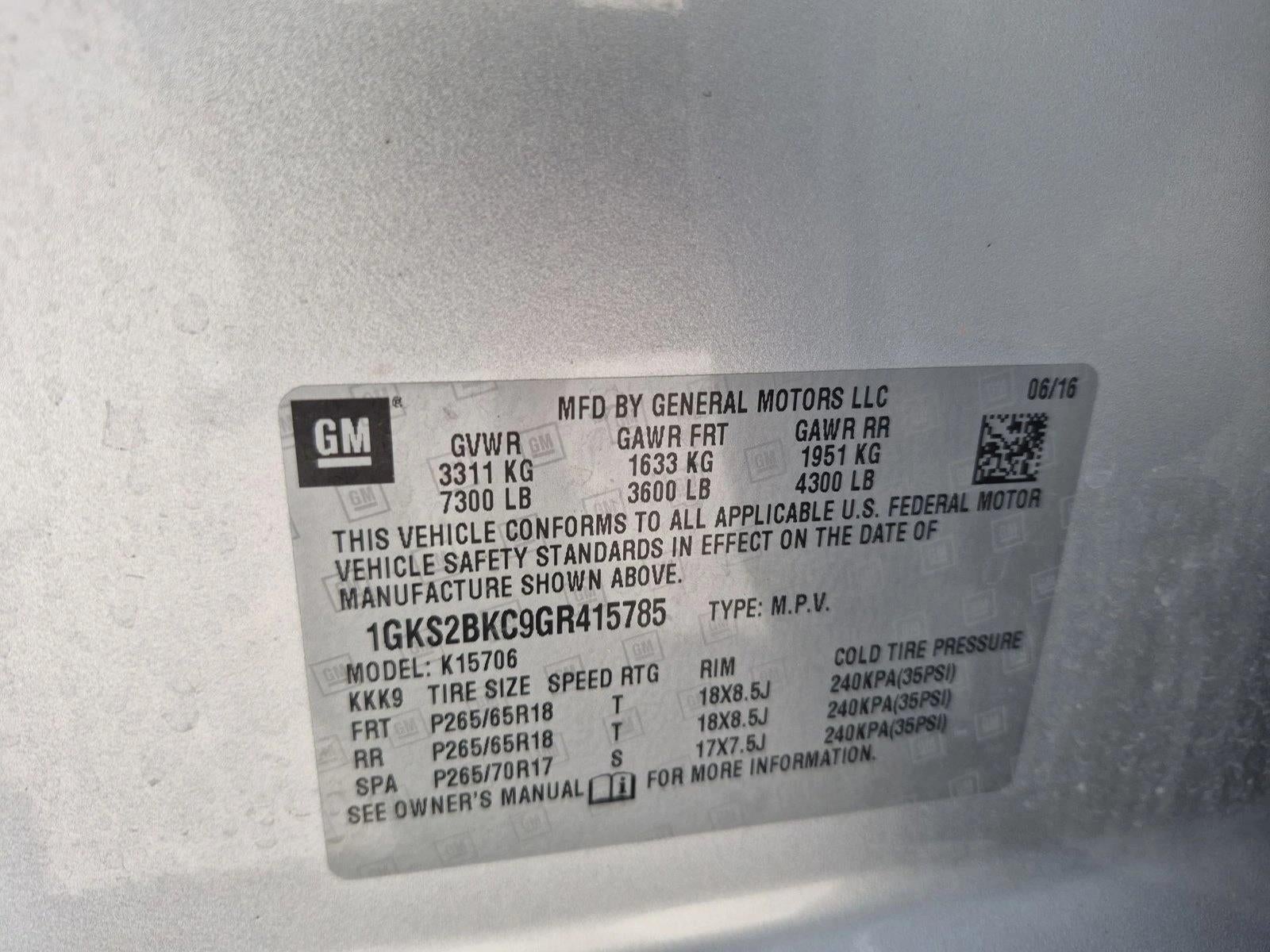 2016 GMC Yukon SLT