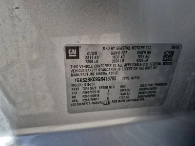 2016 GMC Yukon SLT
