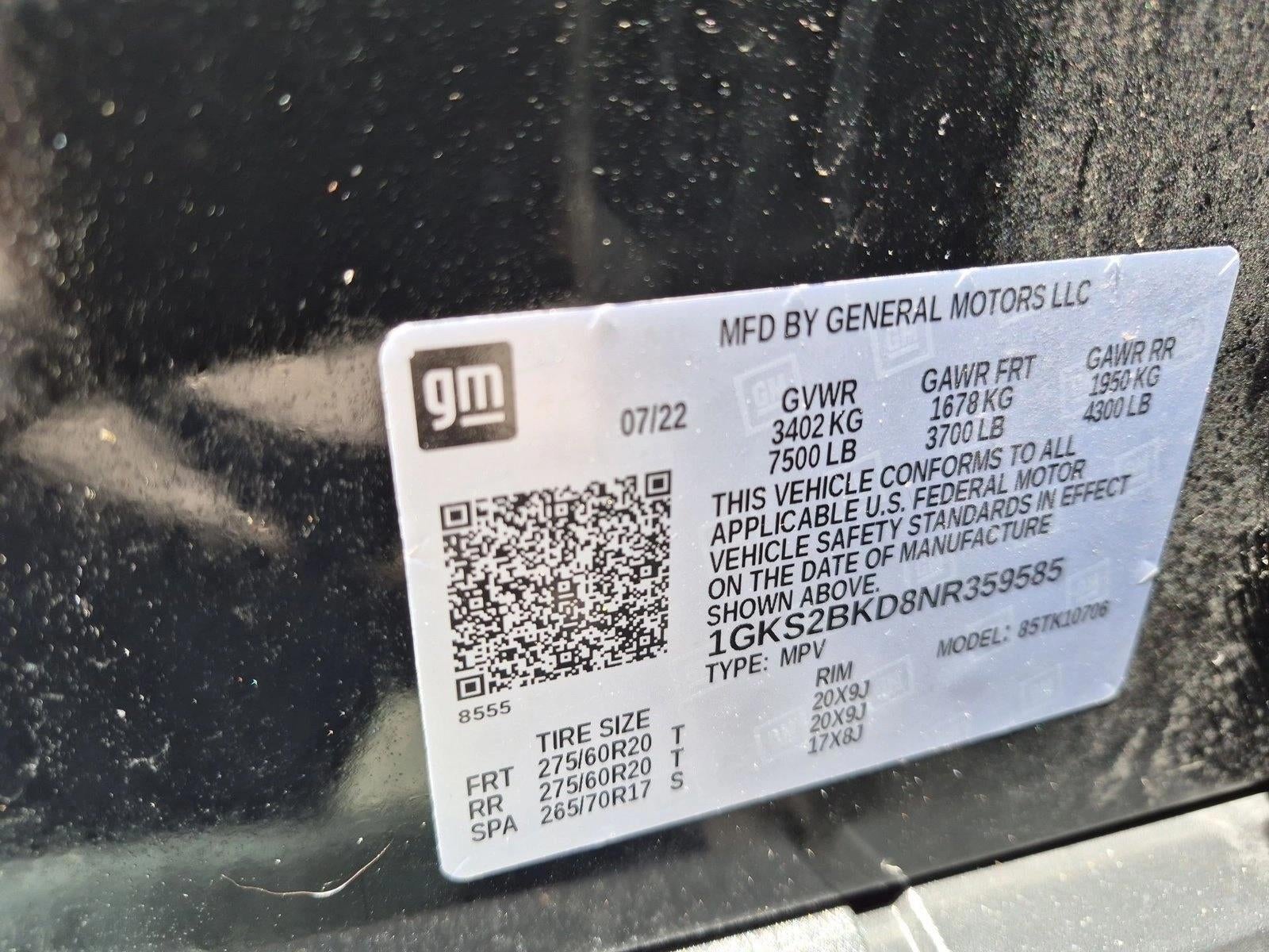 2022 GMC Yukon SLT