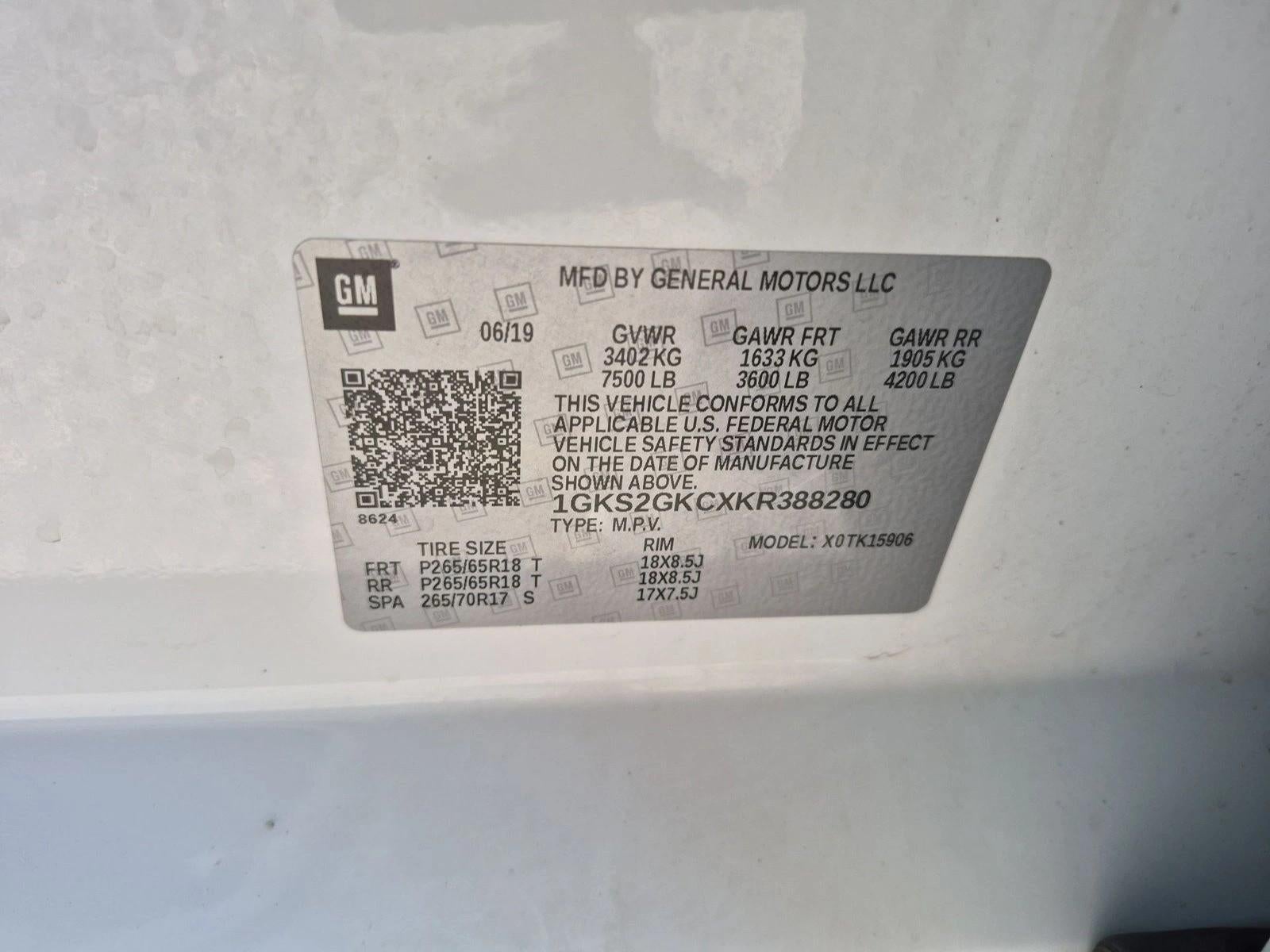 2019 GMC Yukon XL SLT