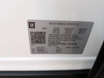 2020 Chevrolet Traverse LT Cloth