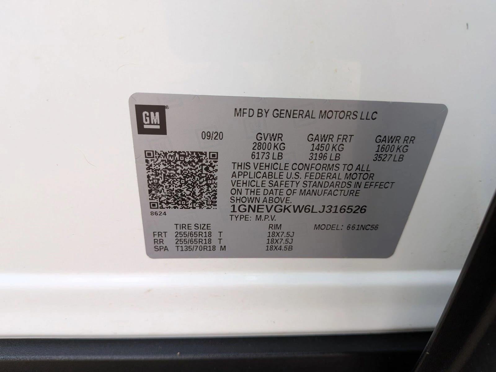 2020 Chevrolet Traverse LT Cloth