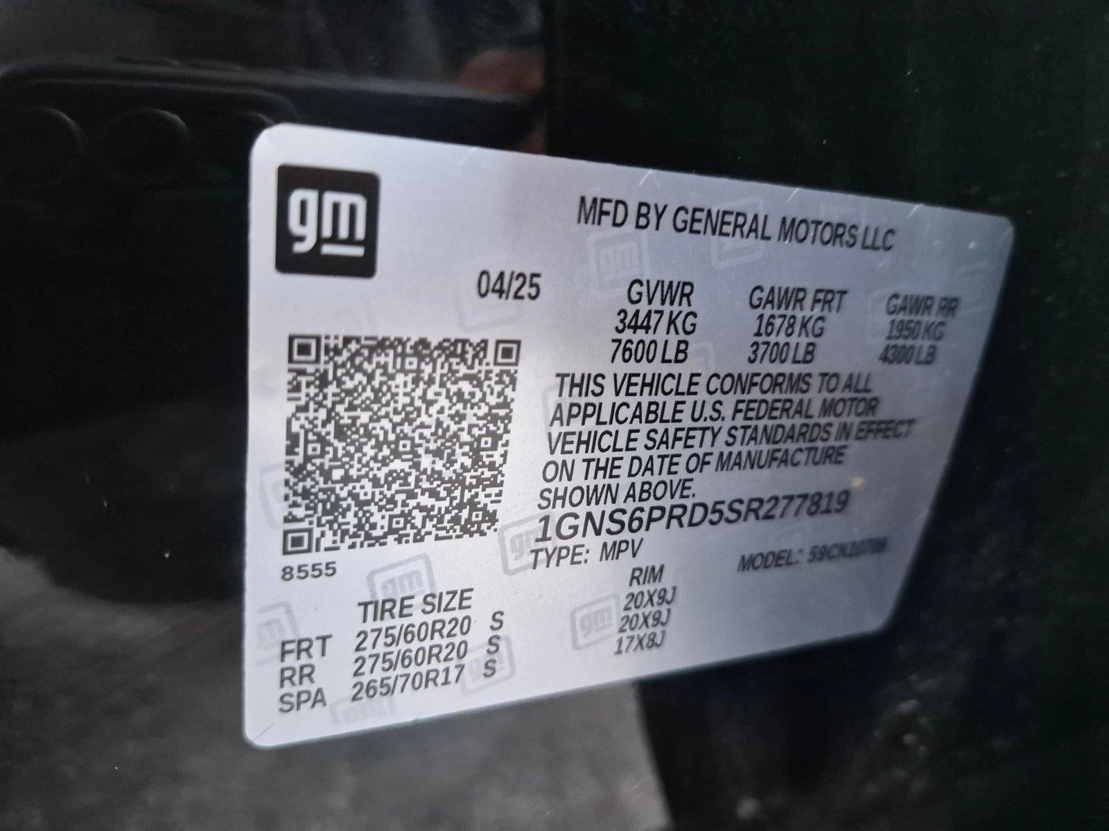 2025 Chevrolet Tahoe Z71