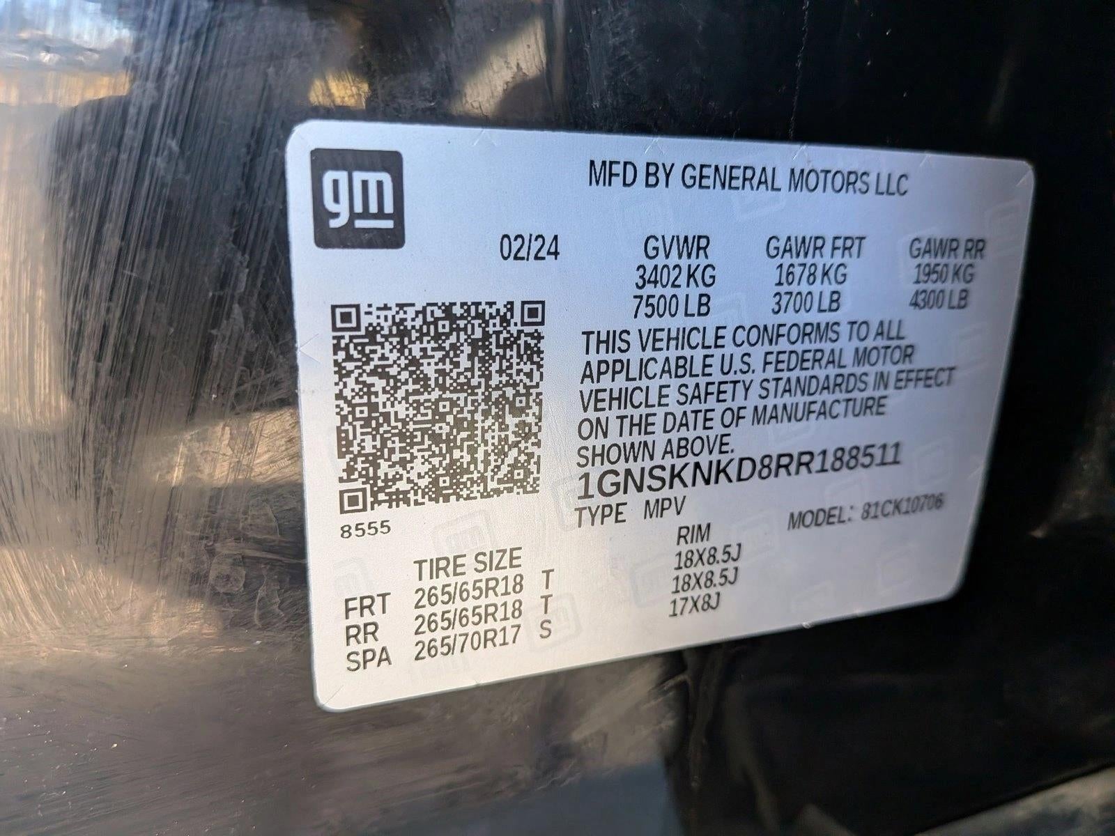 2024 Chevrolet Tahoe LT