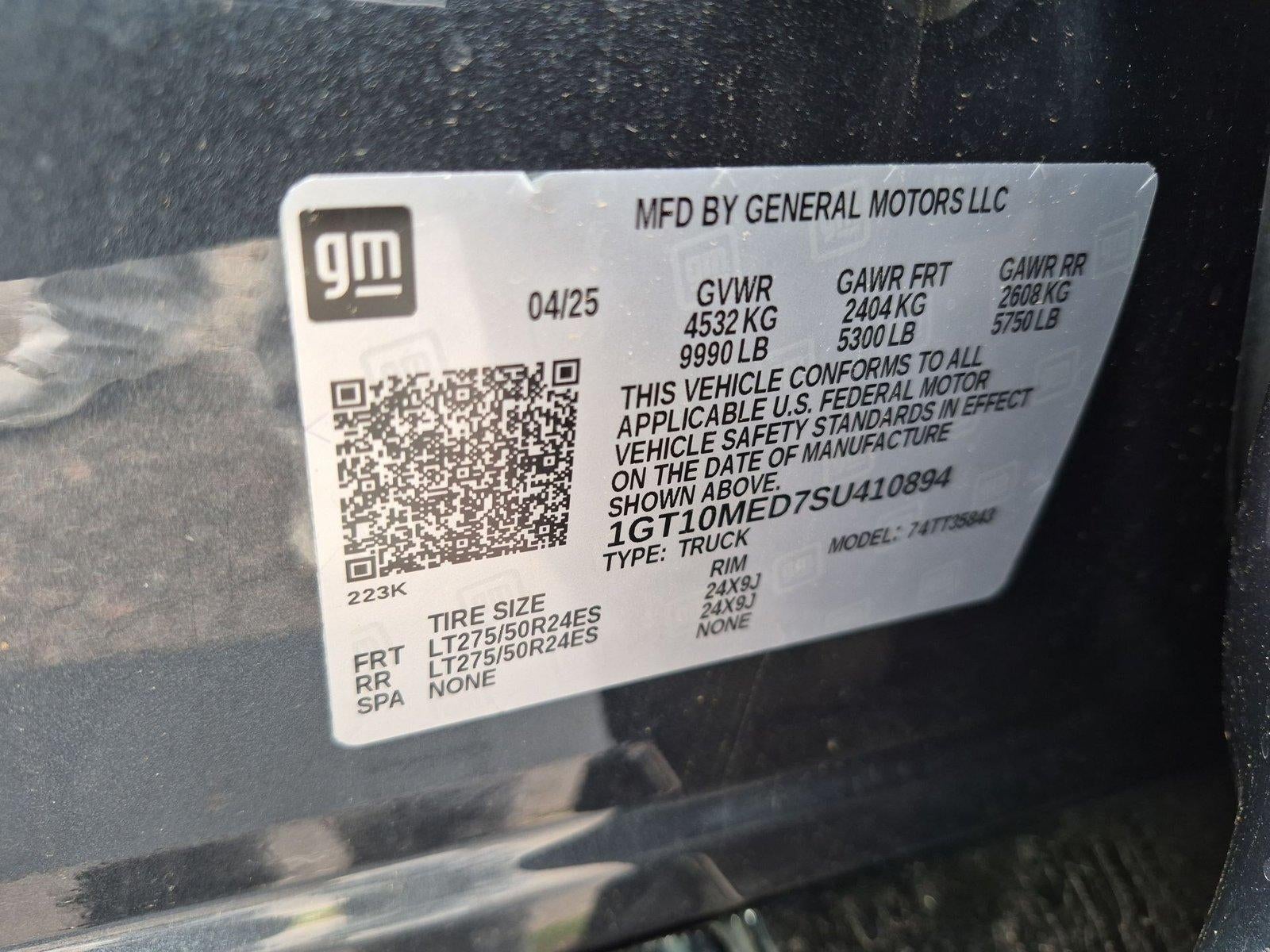 2025 GMC Sierra EV Extended Range Denali
