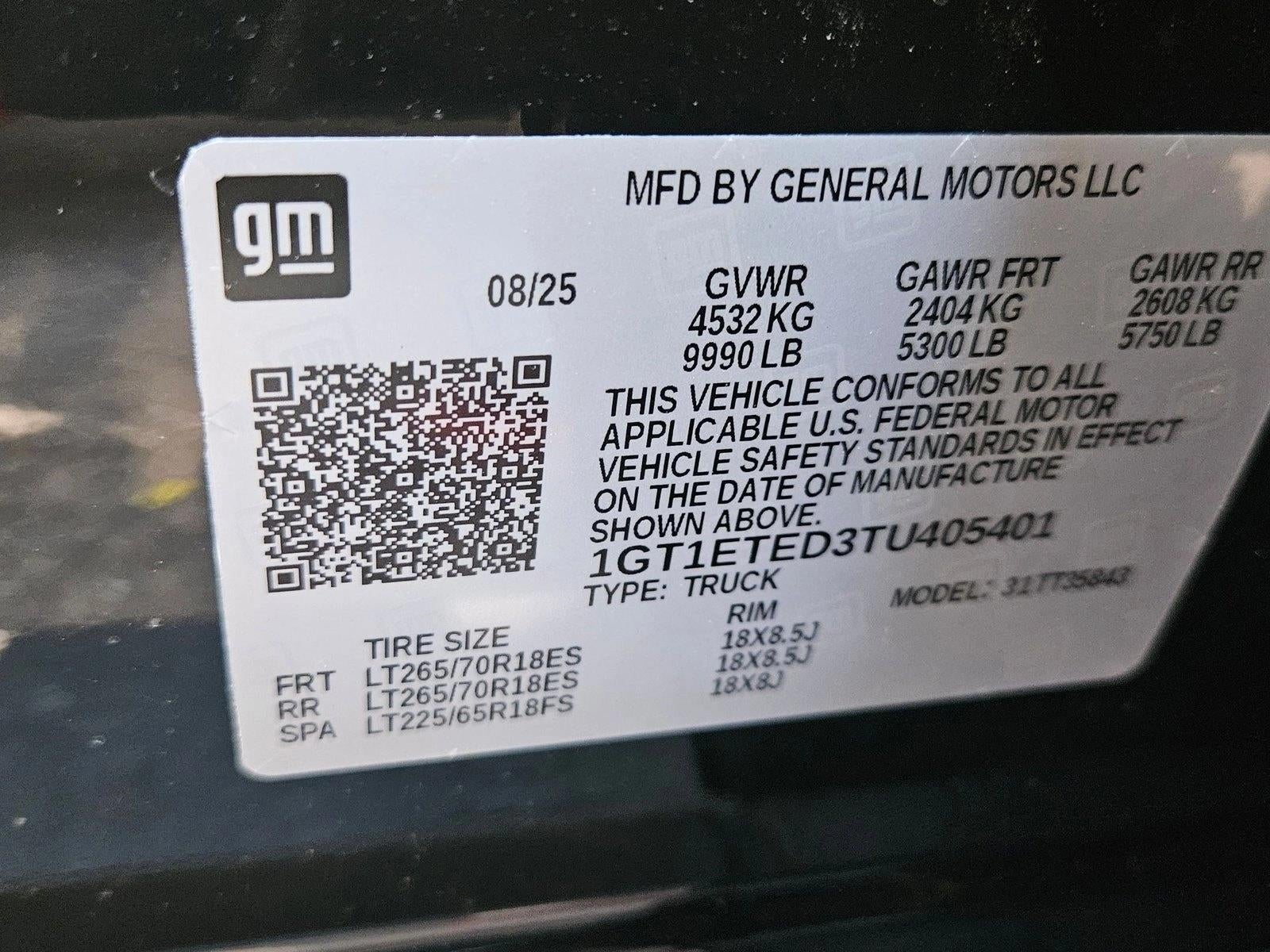 2026 GMC Sierra EV Elevation Extended Range