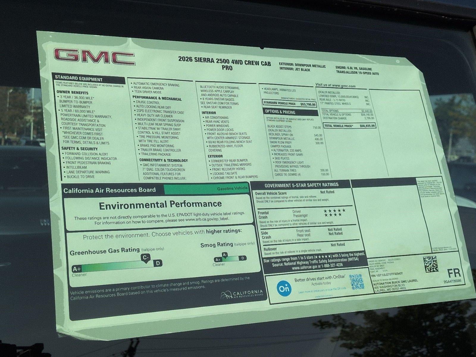 2026 GMC Sierra 2500 HD Pro