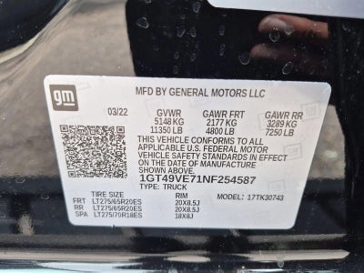 2022 GMC Sierra 3500 HD AT4