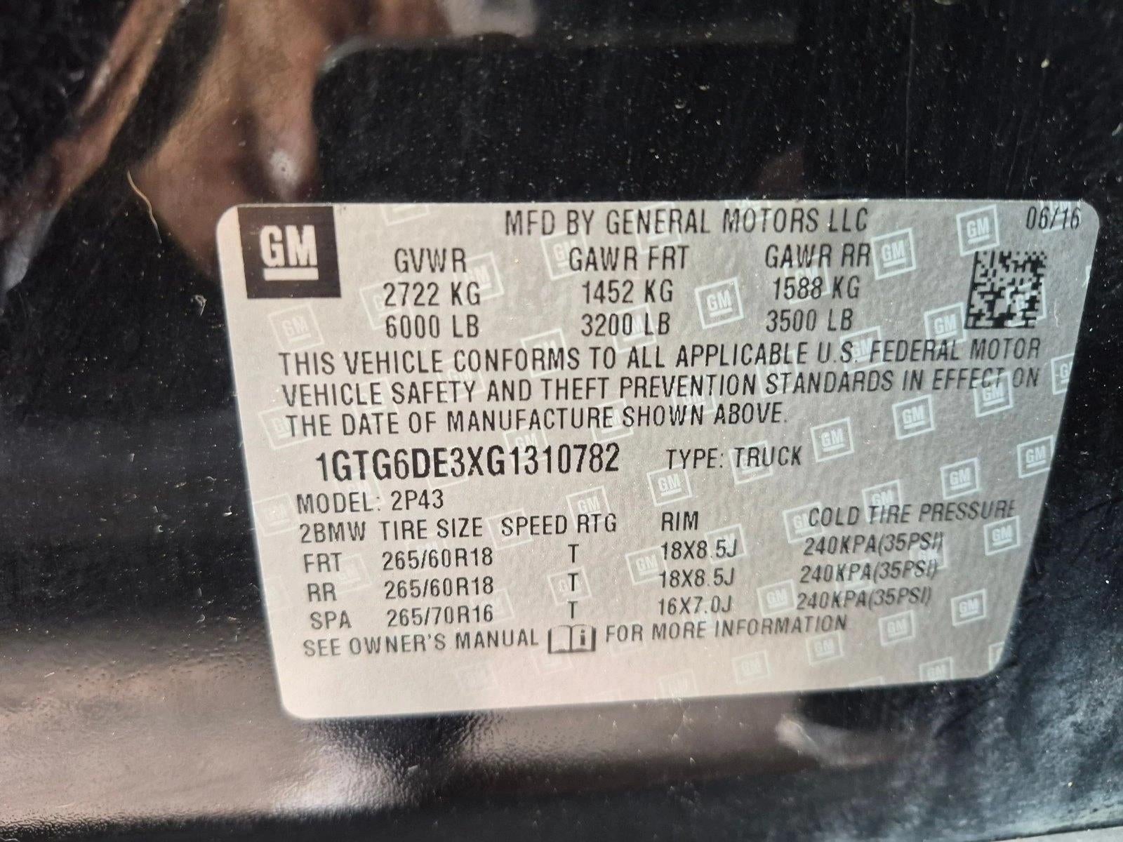 2016 GMC Canyon 4WD SLT