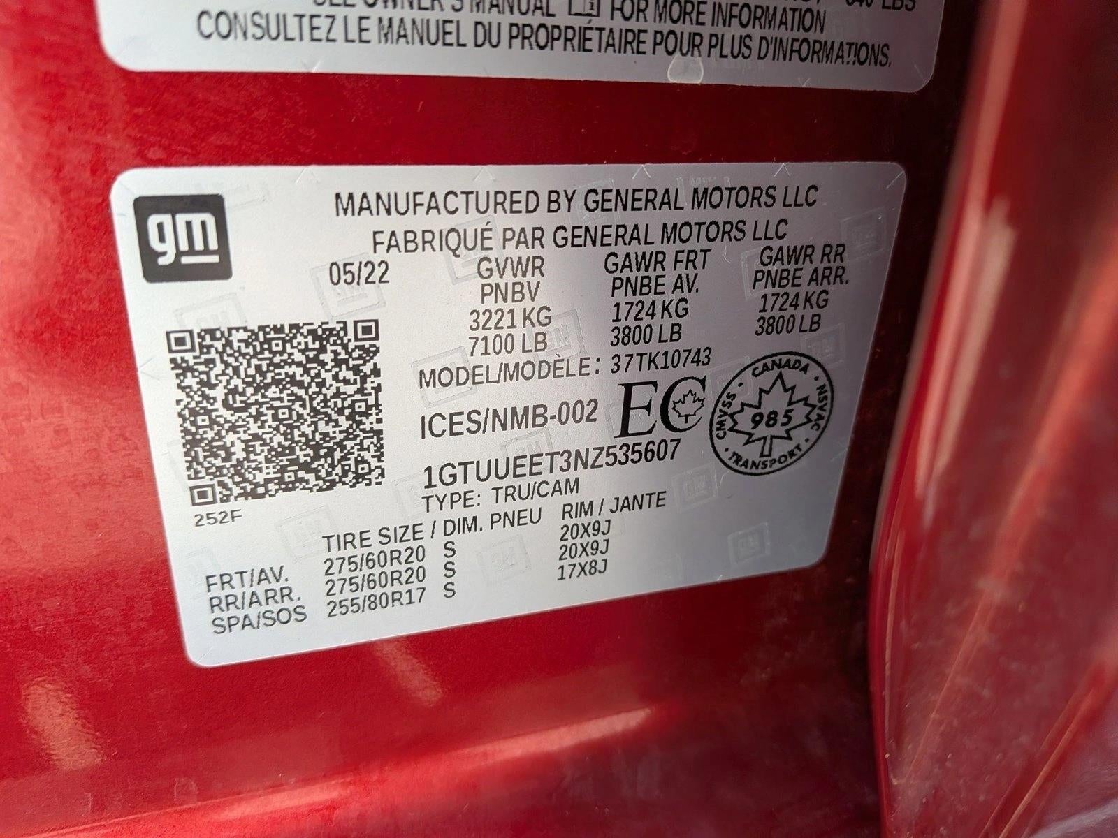 2022 GMC Sierra 1500 AT4