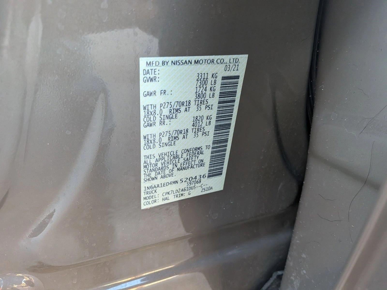 2021 Nissan Titan PRO-4X