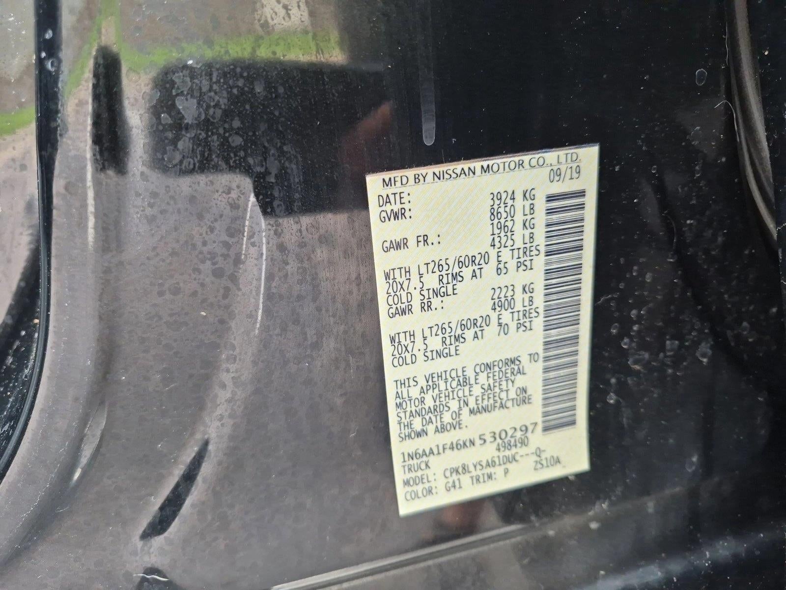 2019 Nissan TITAN XD Platinum Reserve Gas