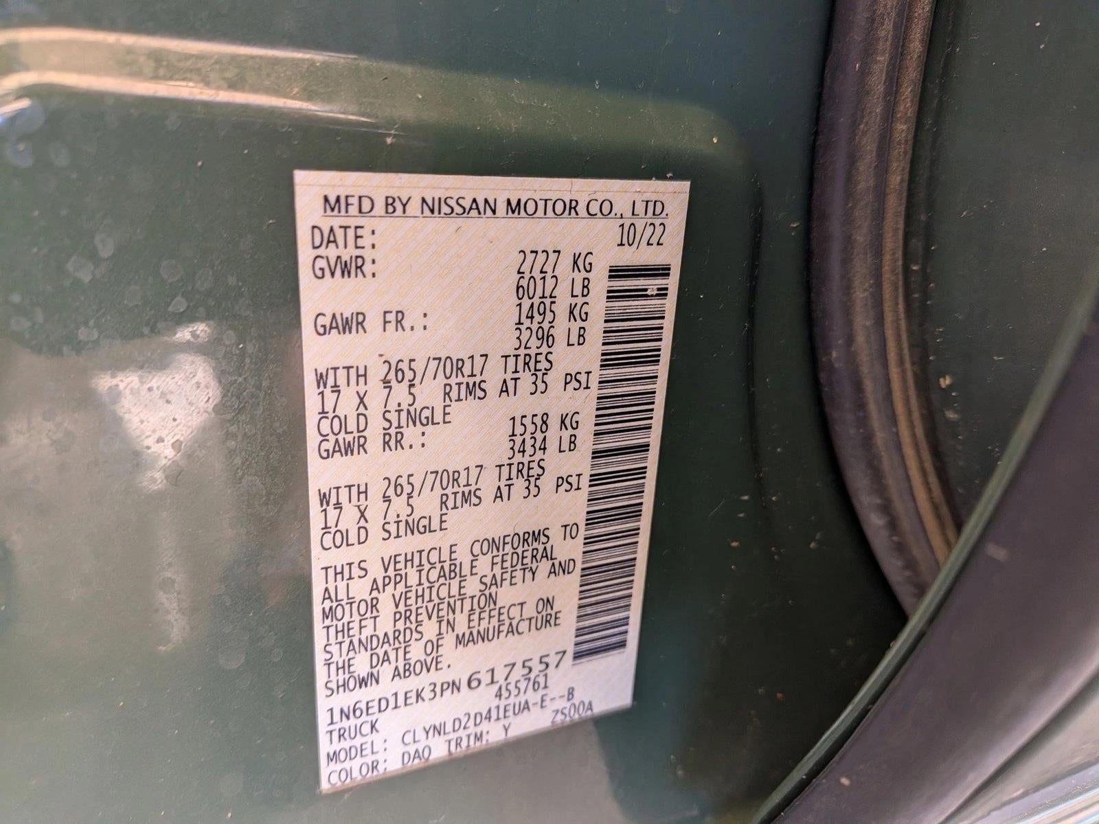 2023 Nissan Frontier PRO-4X