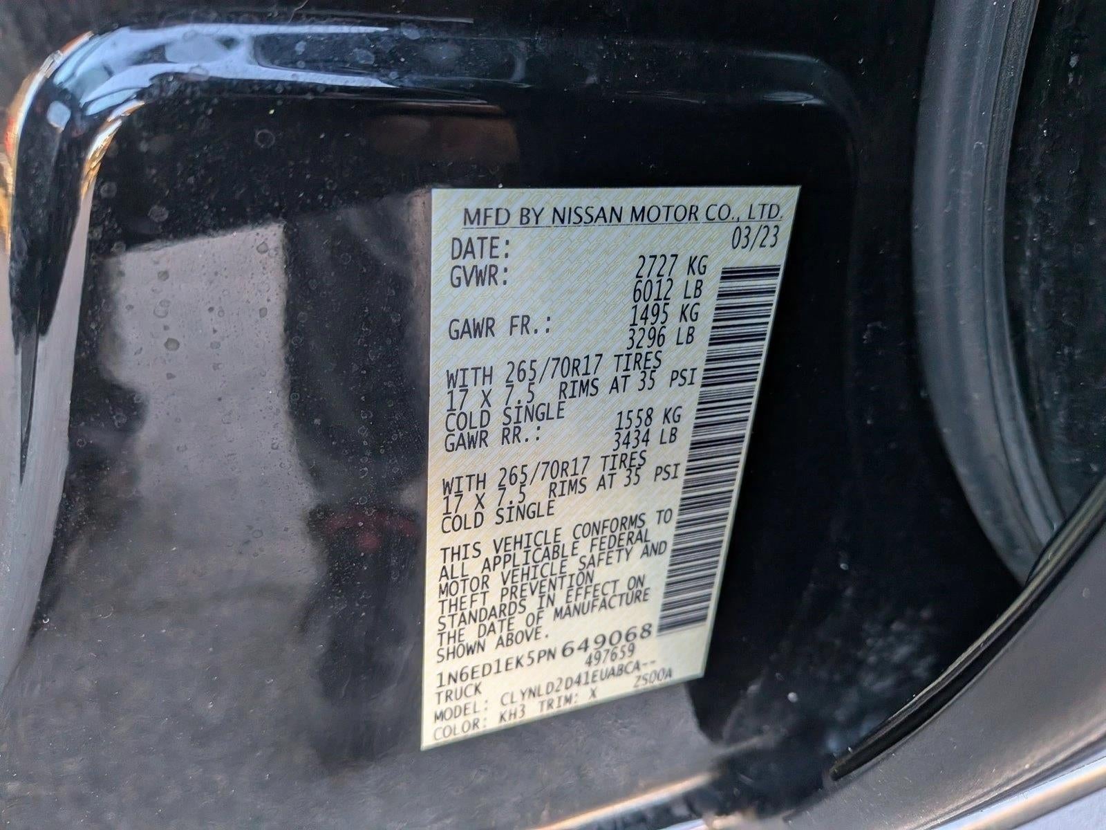 2023 Nissan Frontier PRO-4X