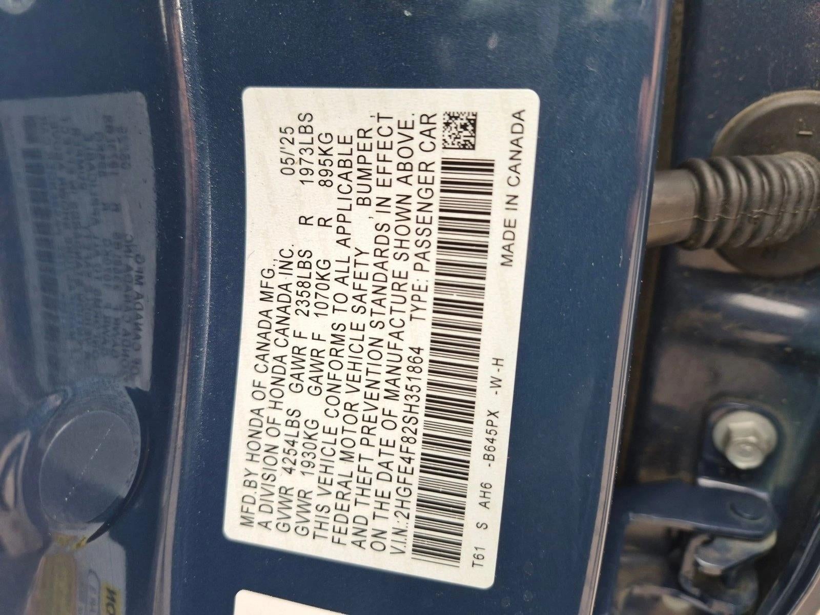 2025 Honda Civic Hybrid Sport