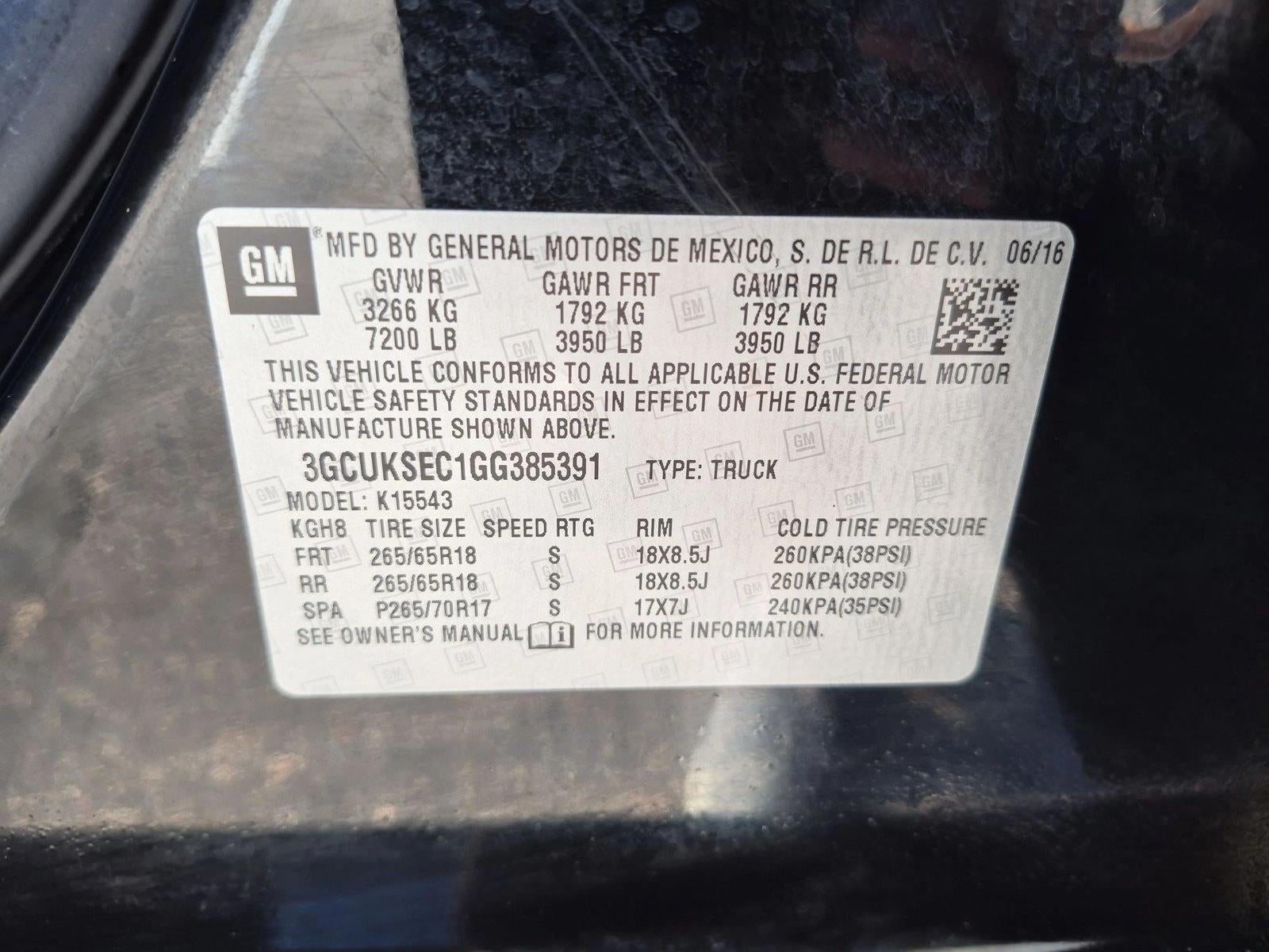 2016 Chevrolet Silverado 1500 LTZ