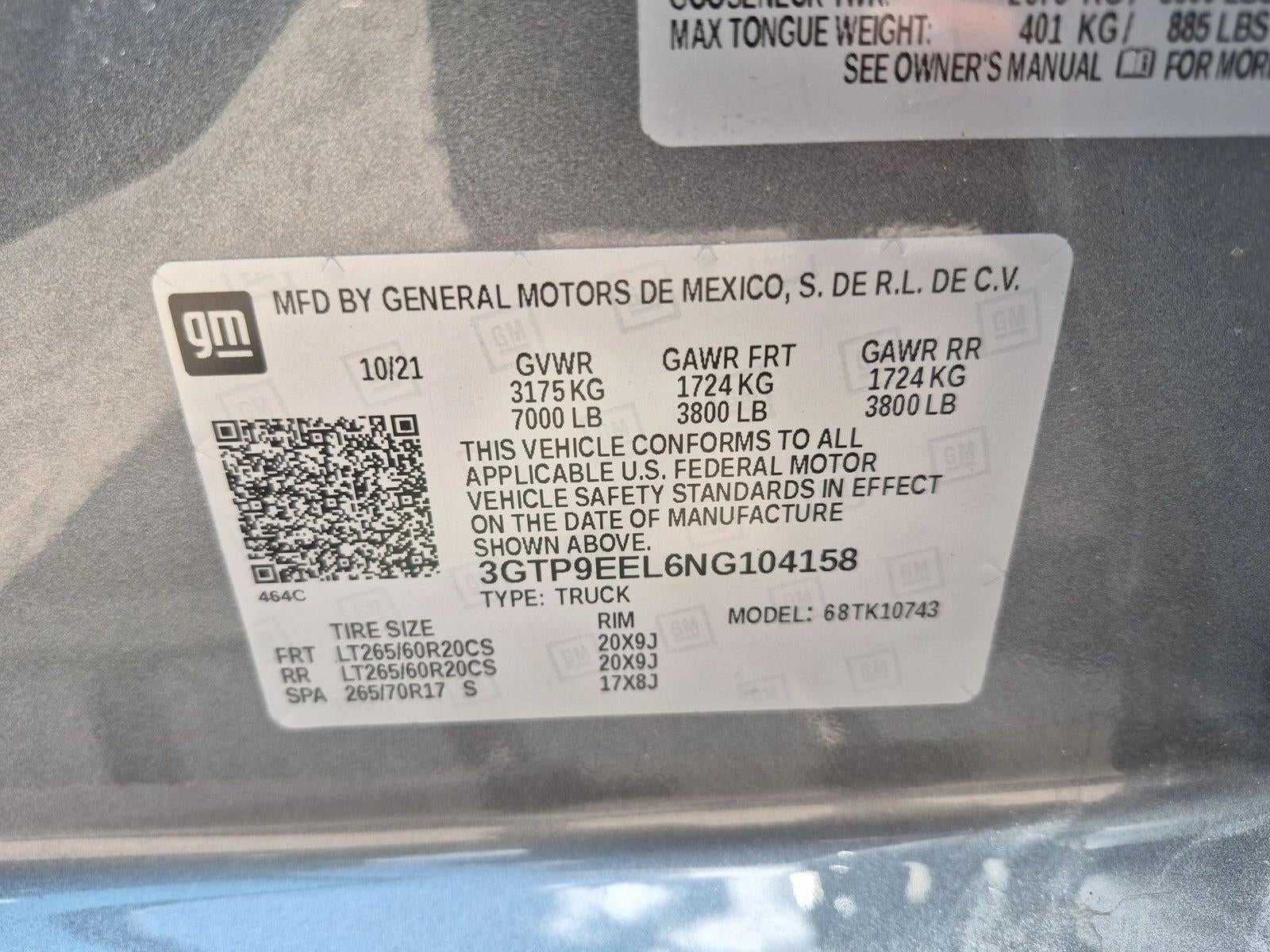 2022 GMC Sierra 1500 Limited AT4