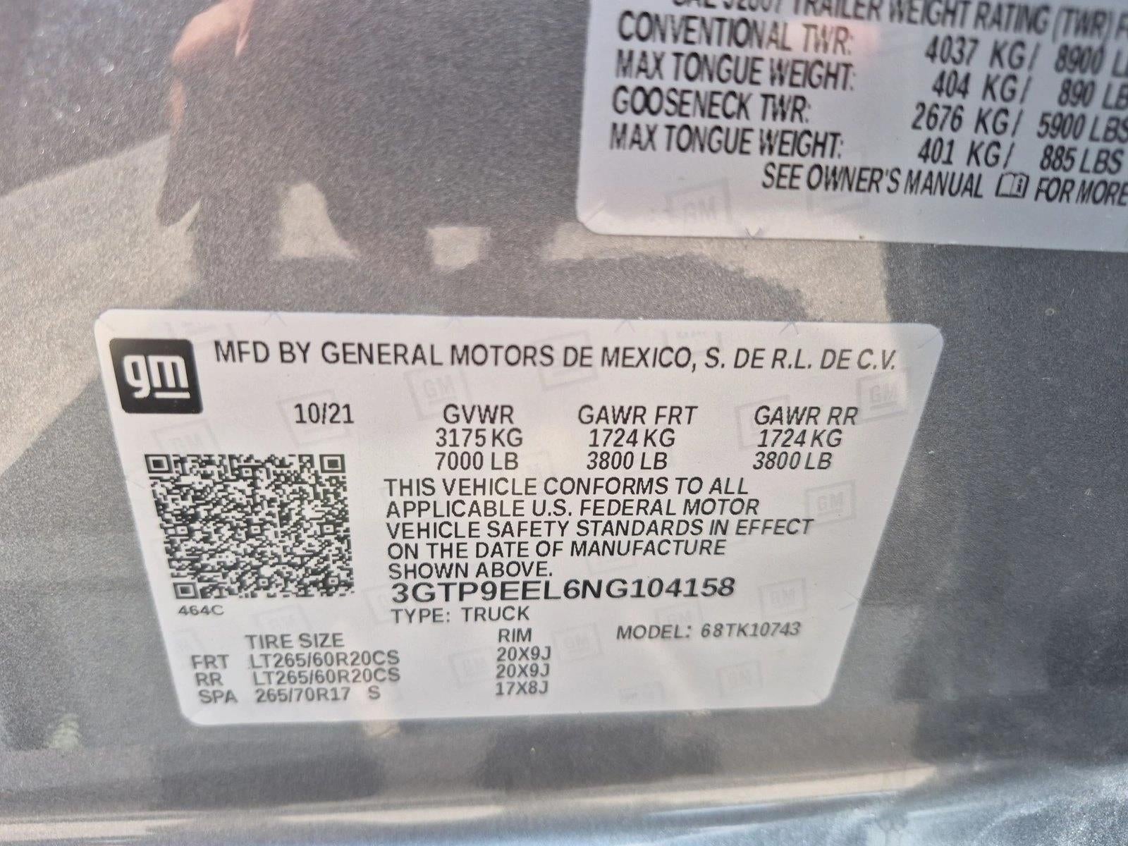 2022 GMC Sierra 1500 Limited AT4