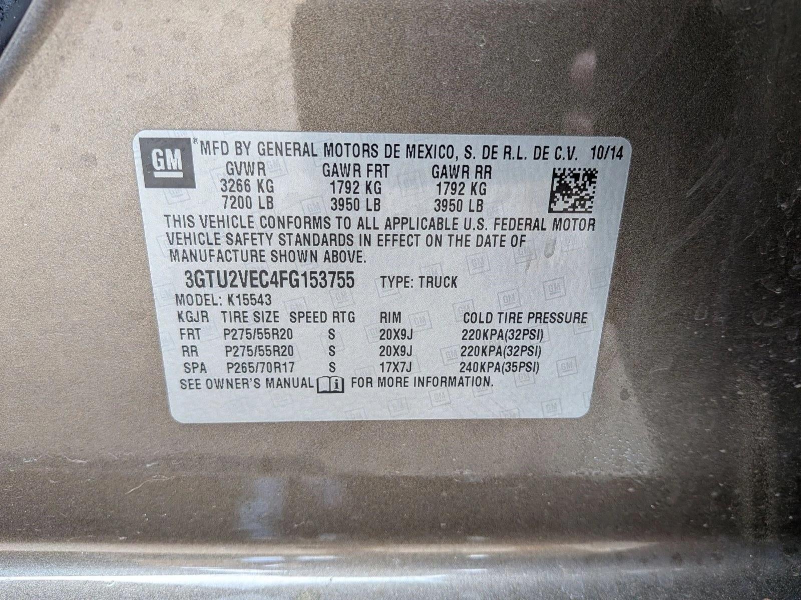 2015 GMC Sierra 1500 SLT