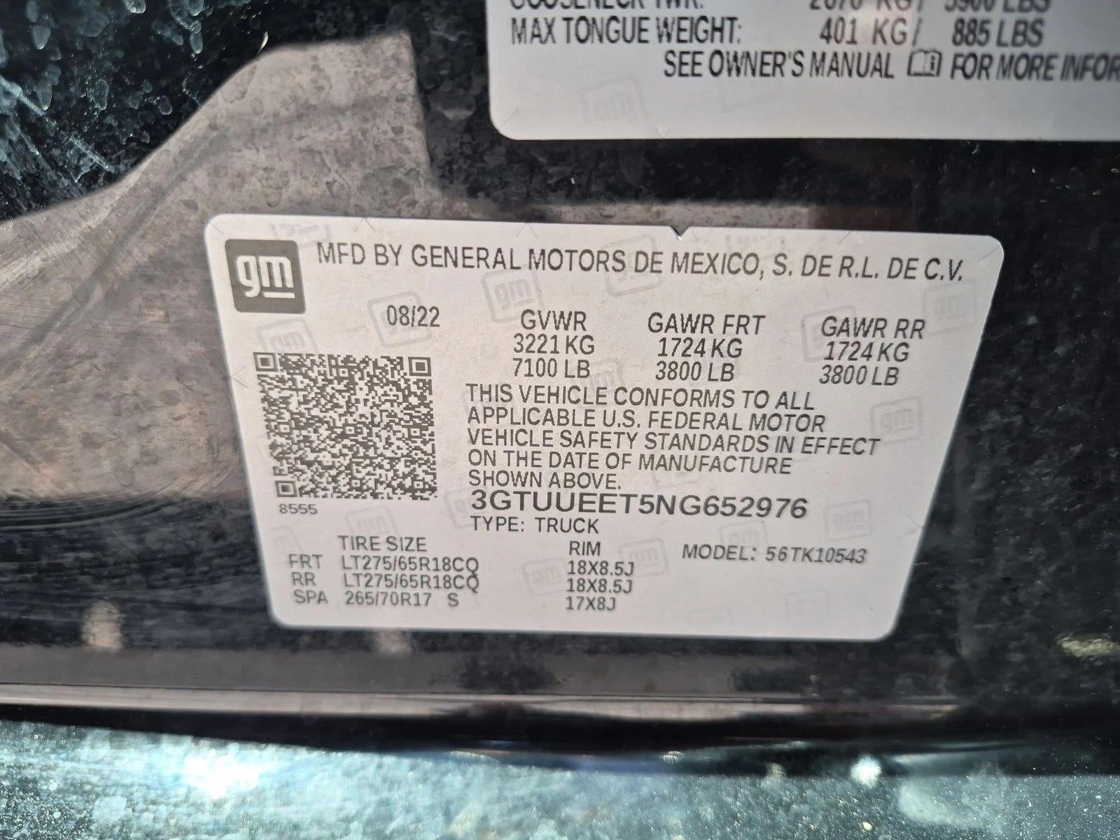 2022 GMC Sierra 1500 AT4