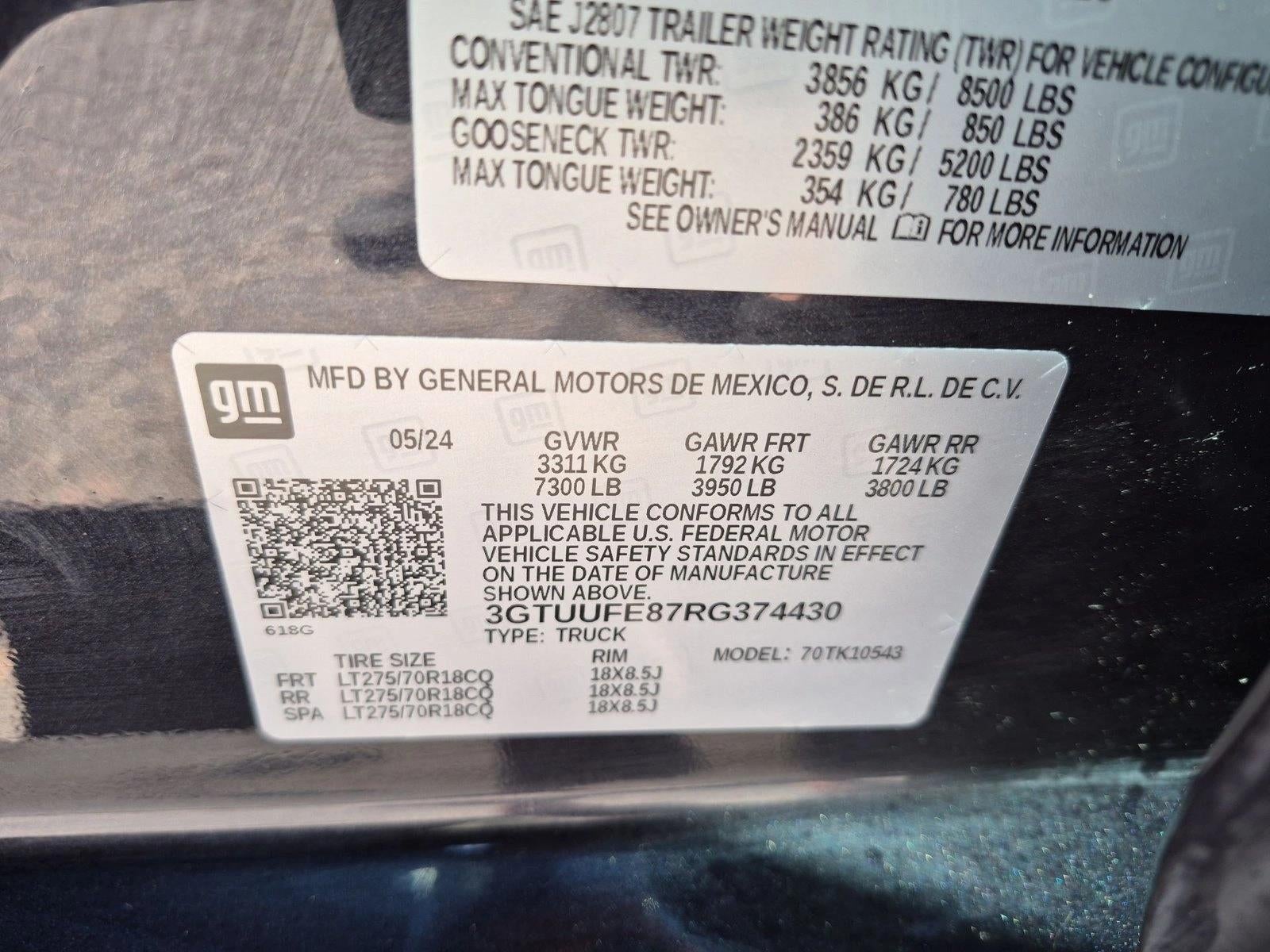 2024 GMC Sierra 1500 AT4X