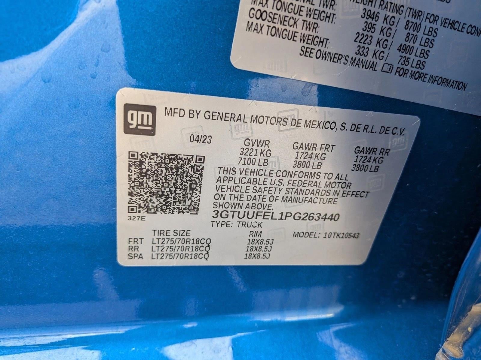 2023 GMC Sierra 1500 AT4X