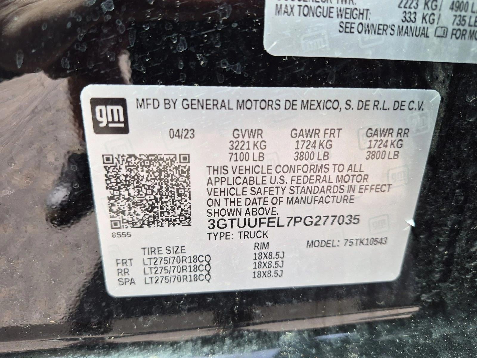 2023 GMC Sierra 1500 AT4X