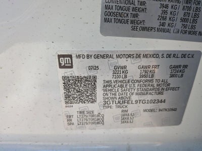 2026 GMC Sierra 1500 AT4X