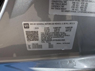 2026 GMC Sierra 1500 AT4X