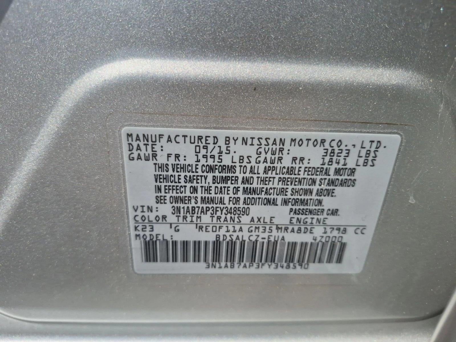 2015 Nissan Sentra S