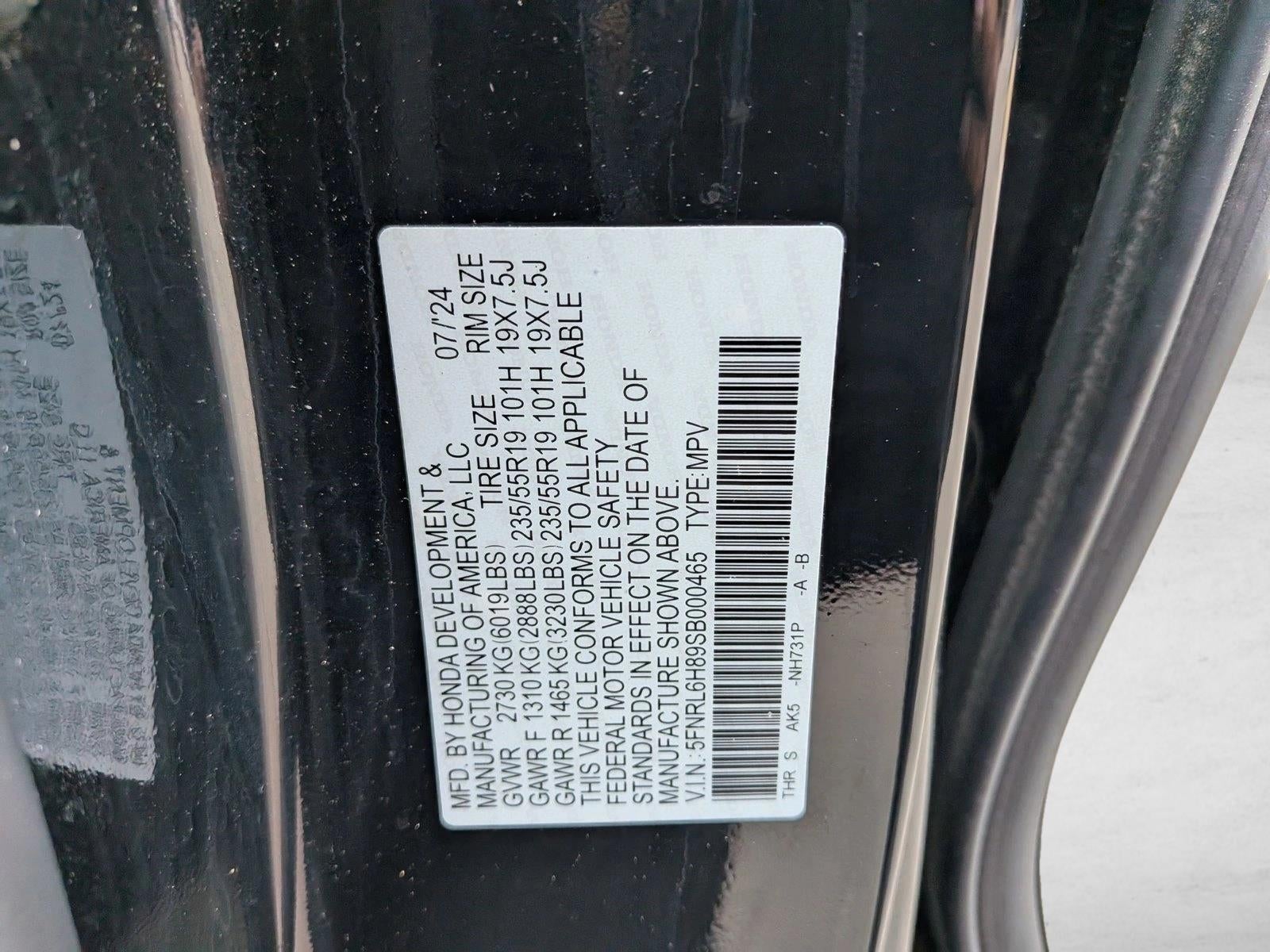 2025 Honda Odyssey Touring