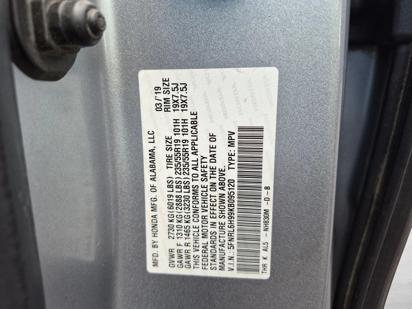 2019 Honda Odyssey Elite
