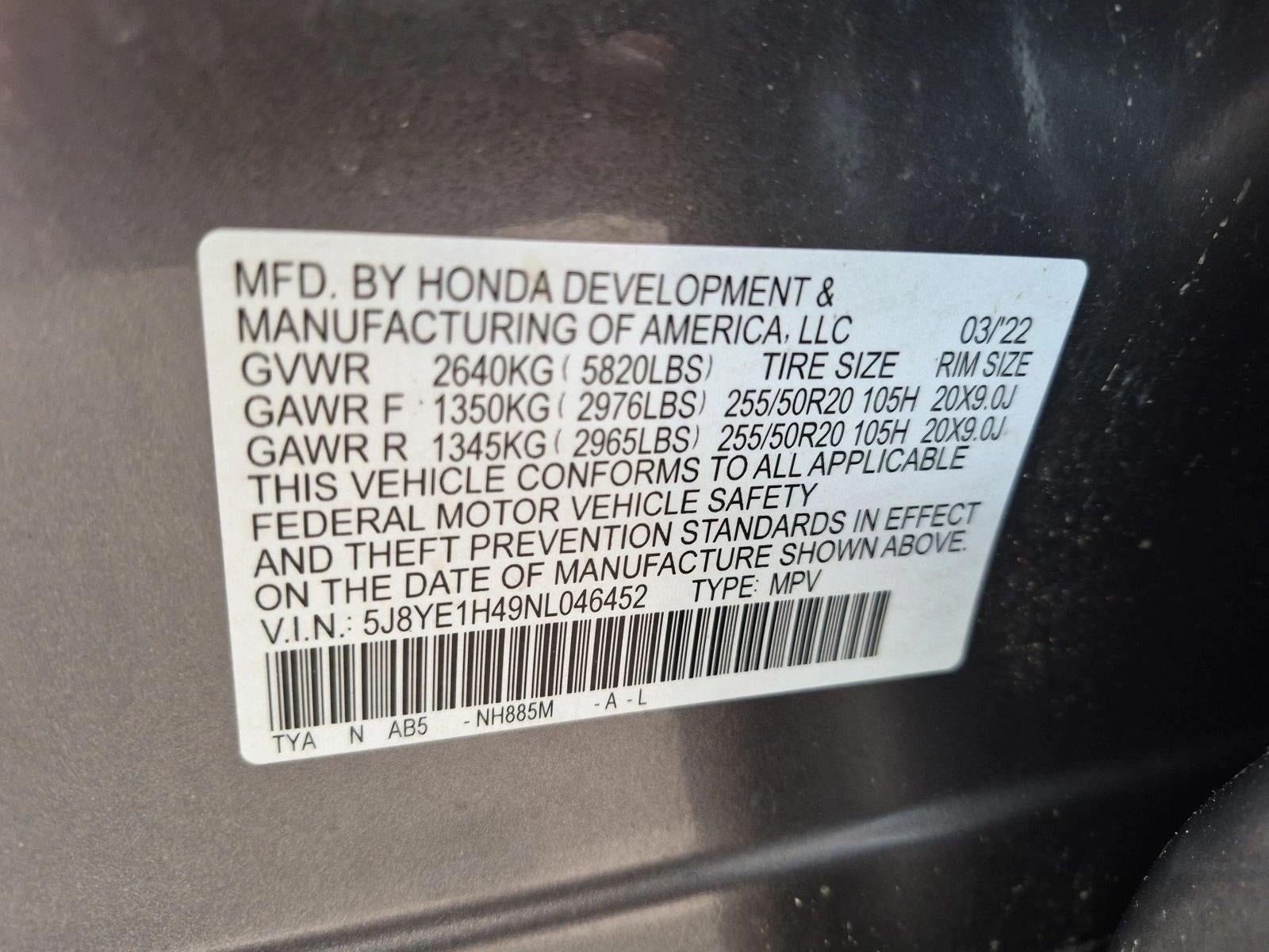 2022 Acura MDX Technology Package