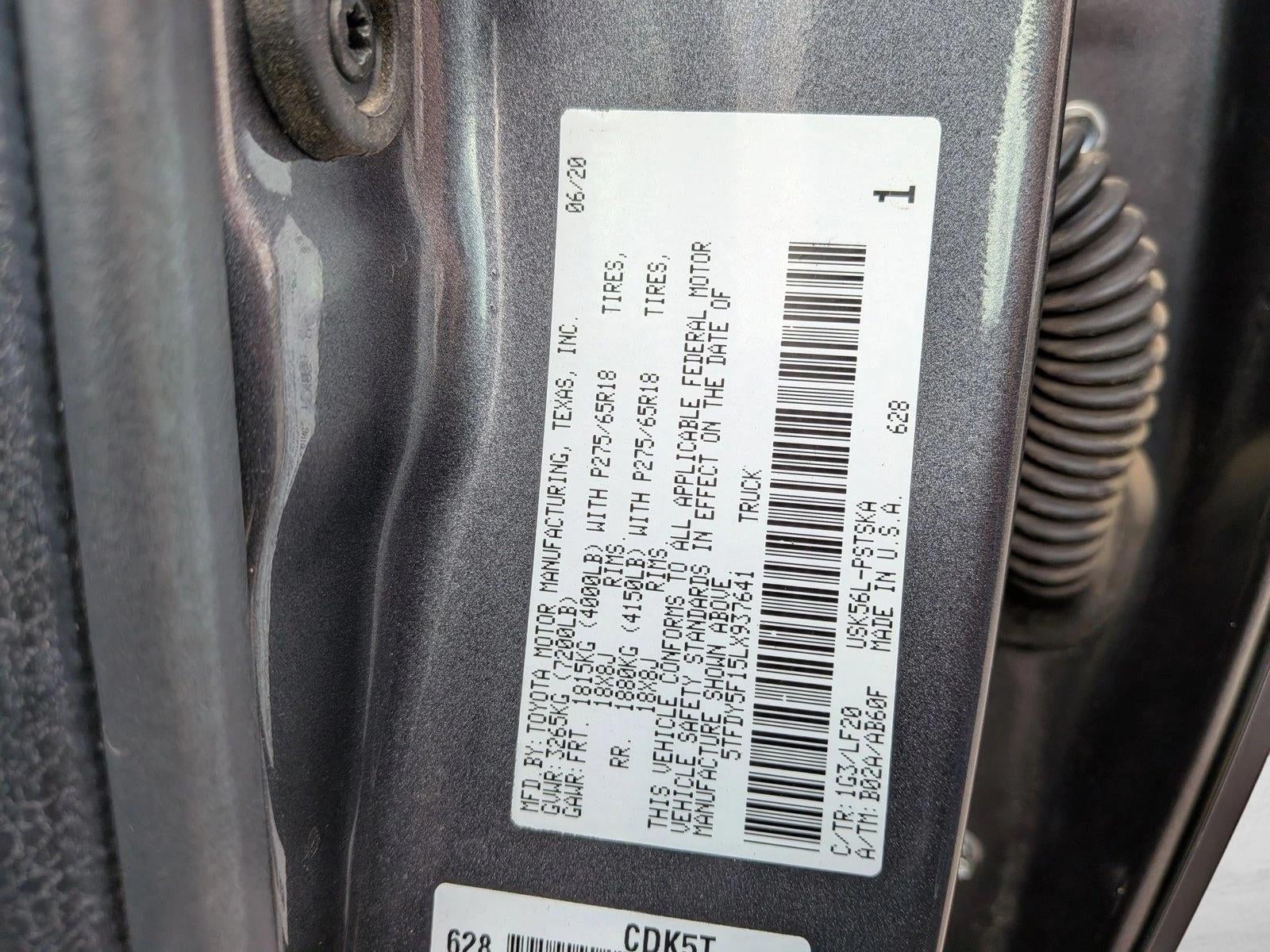 2020 Toyota Tundra 4WD SR5