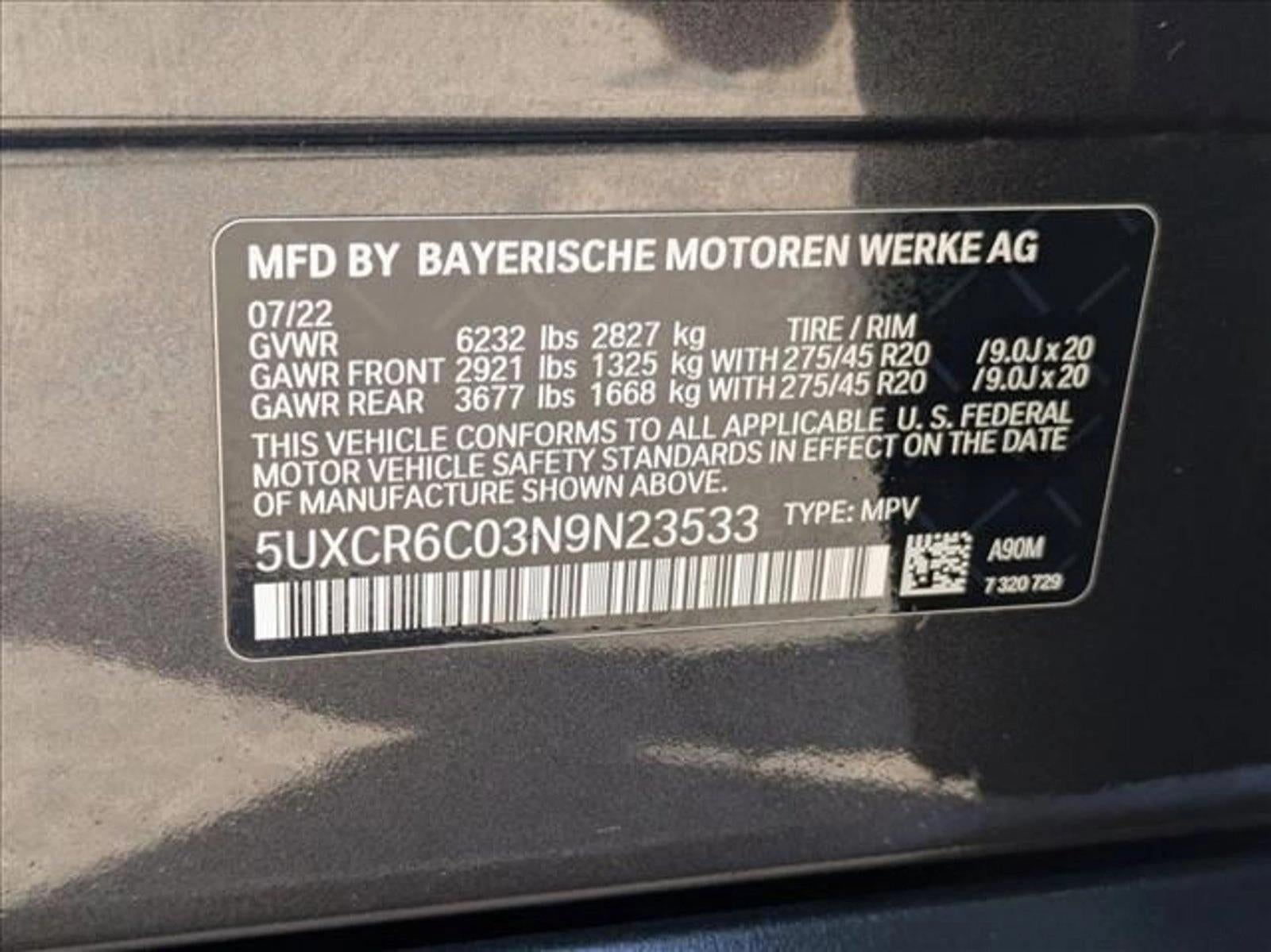2022 BMW X5 xDrive40i