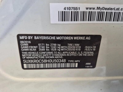 2017 BMW X5 xDrive35i