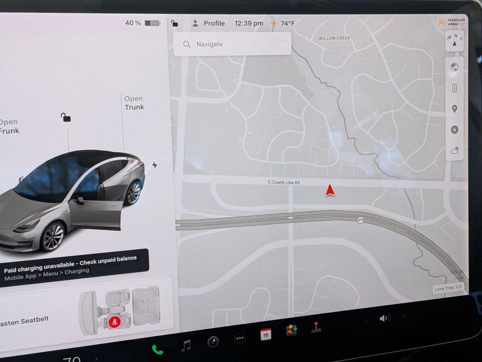 2018 Tesla Model 3 Long Range Battery