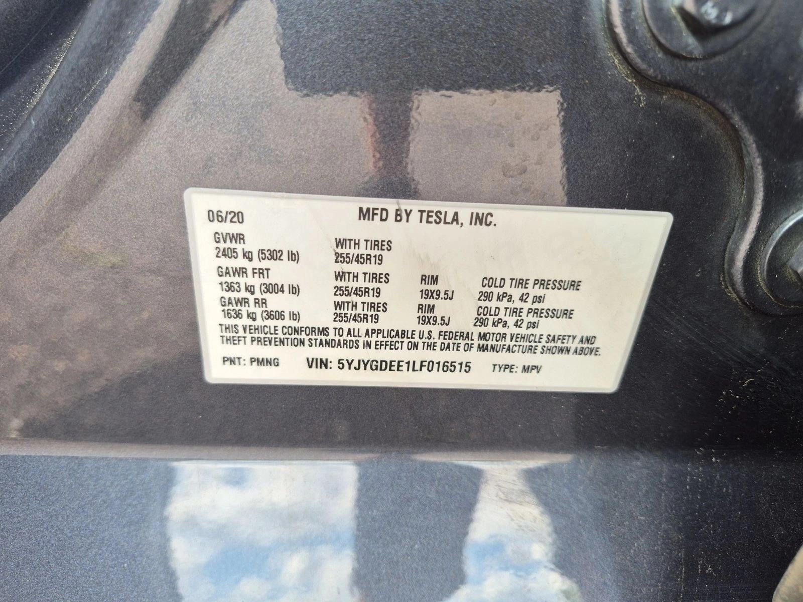 2020 Tesla Model Y Long Range
