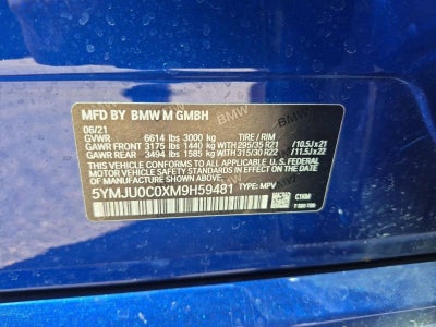 2021 BMW X5 M NA