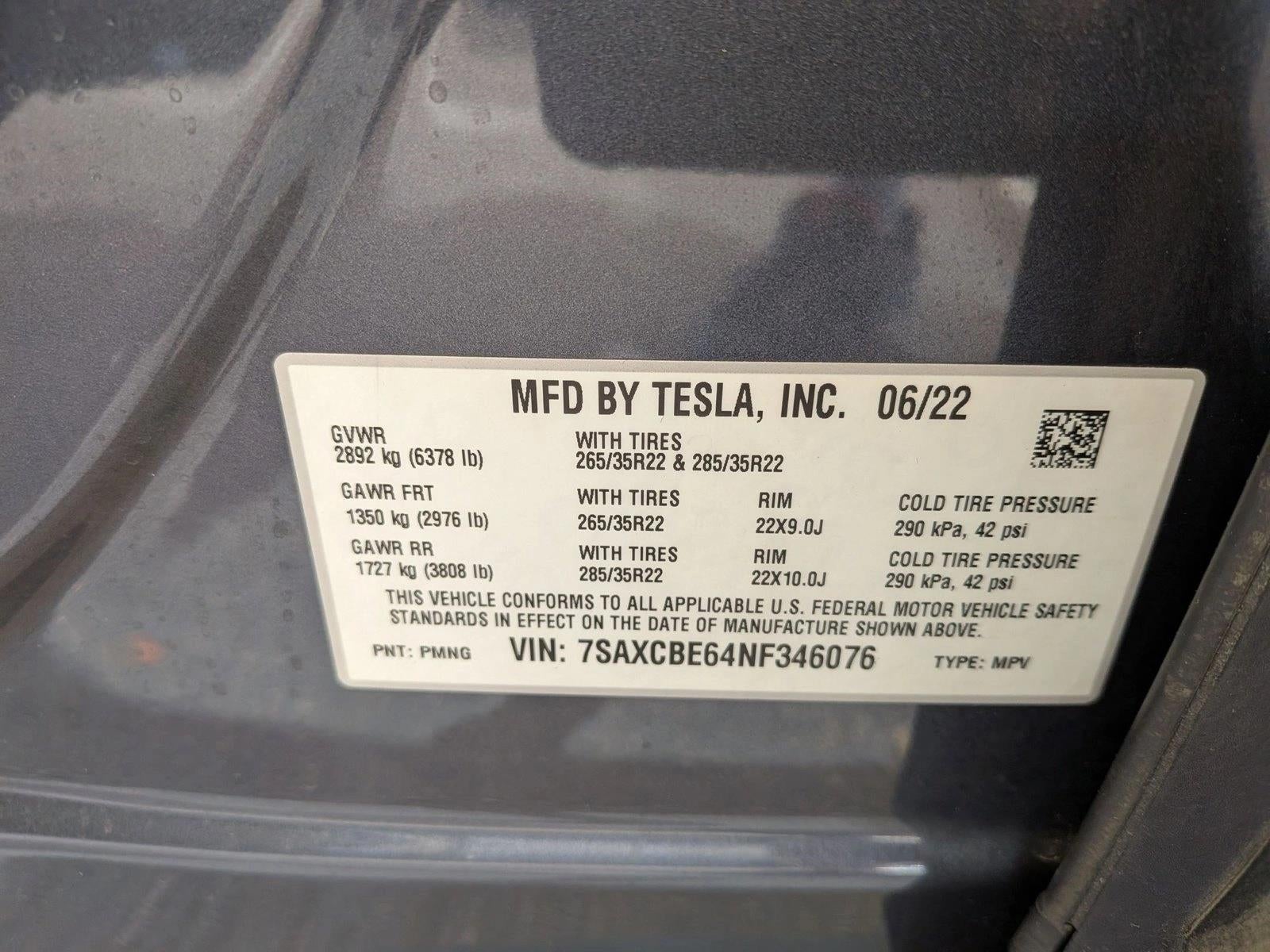 2022 Tesla Model X Plaid